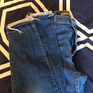 High waisted jeans